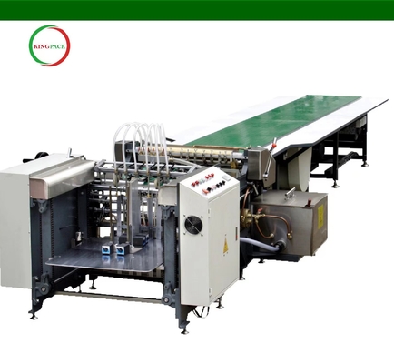Kalite Kağıt Yapıştırma Hediye Kutusu Makinesi Otomatik Besleyici Kutu Yapıştırma Makinesi Fabrika