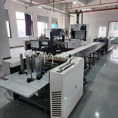 Good price Rigid Box Making Machine Feeding Semi Automatic Gluing Machine For Jewelry Box online