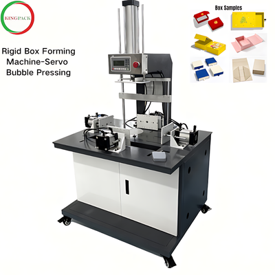 Good price Auto Adjust Mold Rigid Box Forming Machine with 10-20 pcs/min Production Speed for 40-650mm Box Size and AC220V/50Hz/2W Power online